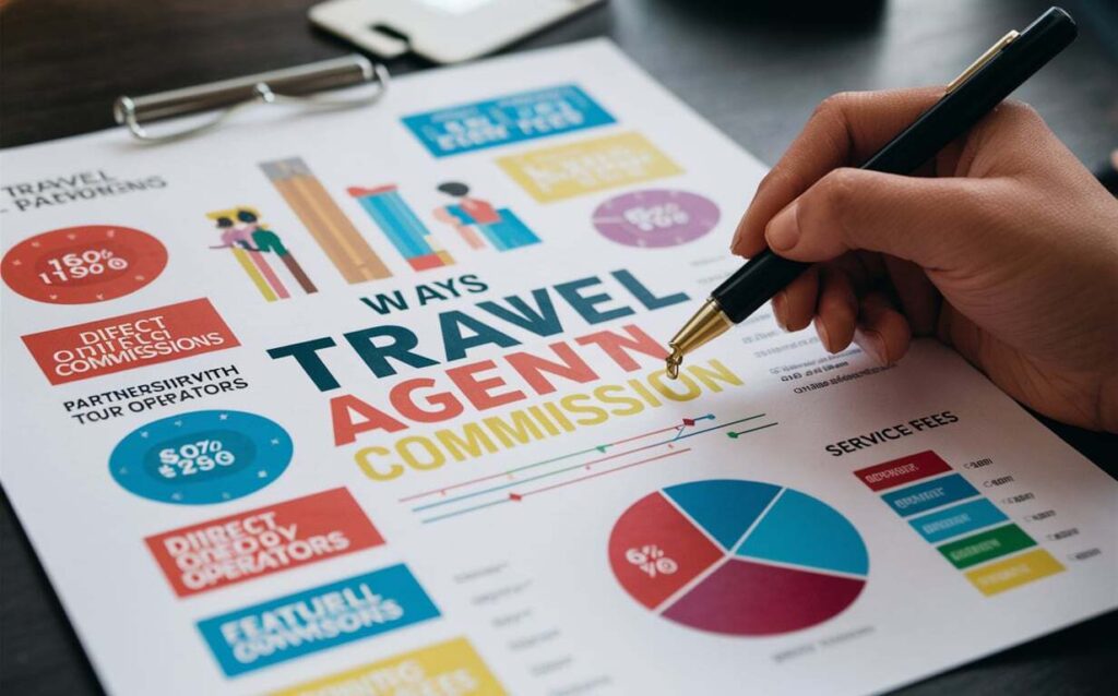 how do travel agents get paid